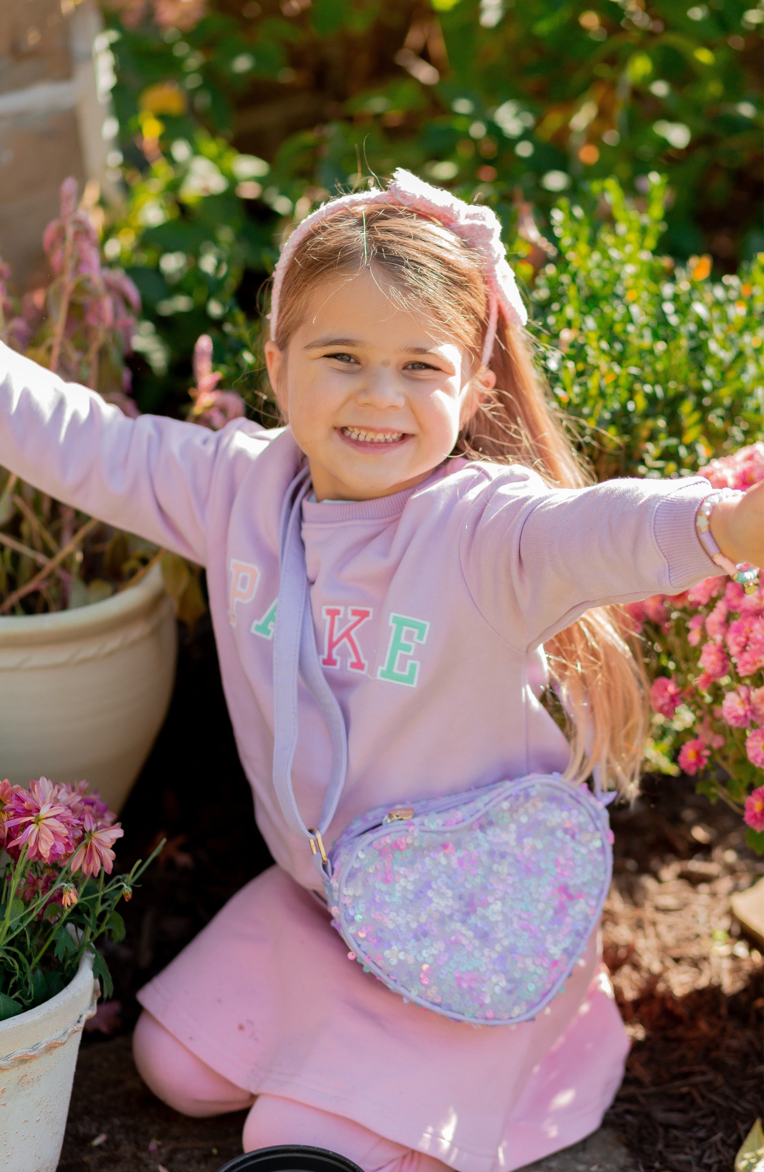 Bits 
Bows Mermaid Girls
 Heart Purse, Alternate, color, 