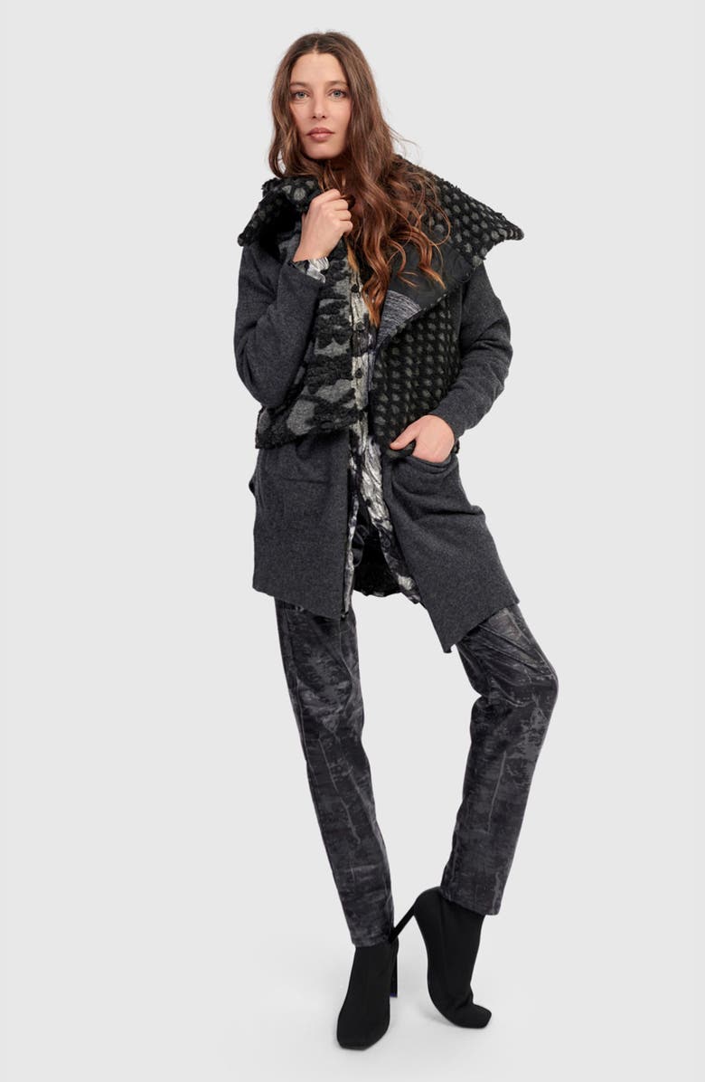 Alembika Hush Cozy Moto Vest, Alternate, color, Mix