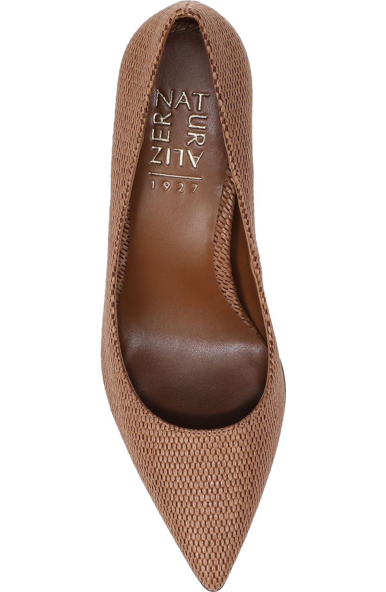 Naturalizer Anna Pointed Toe Pump, Alternate, color, Walnut Wake
