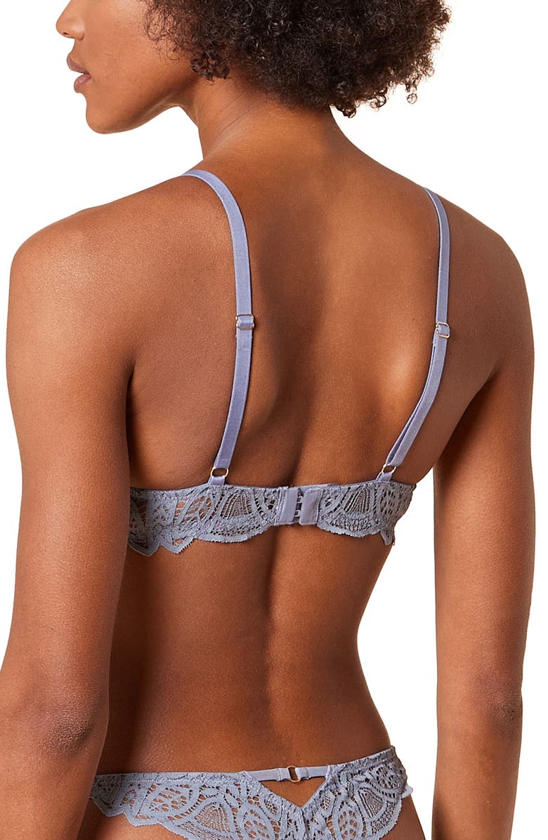 Etam Enigme Plunge Underwire Push-Up Bra, Alternate, color,