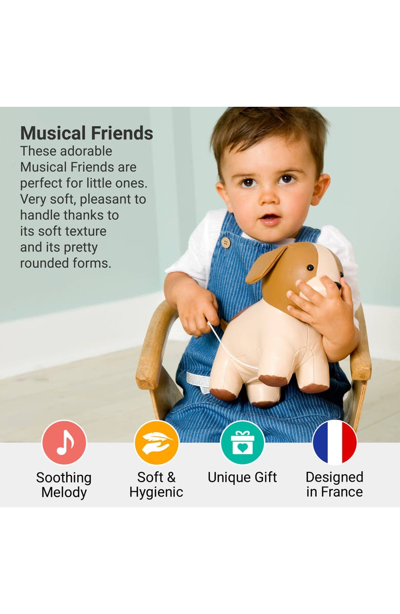 Little Big Friends Musical Animals - Dog, Plush Baby Music Box, Nursery Toy, Alternate, color, Multicolor