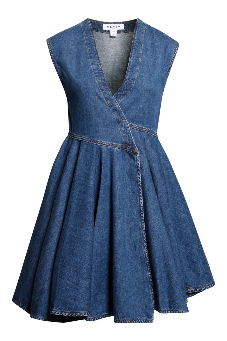 arlington denim wrap dress Good Morning America 2025 Shirleen Allicot Denim Wrap Dress