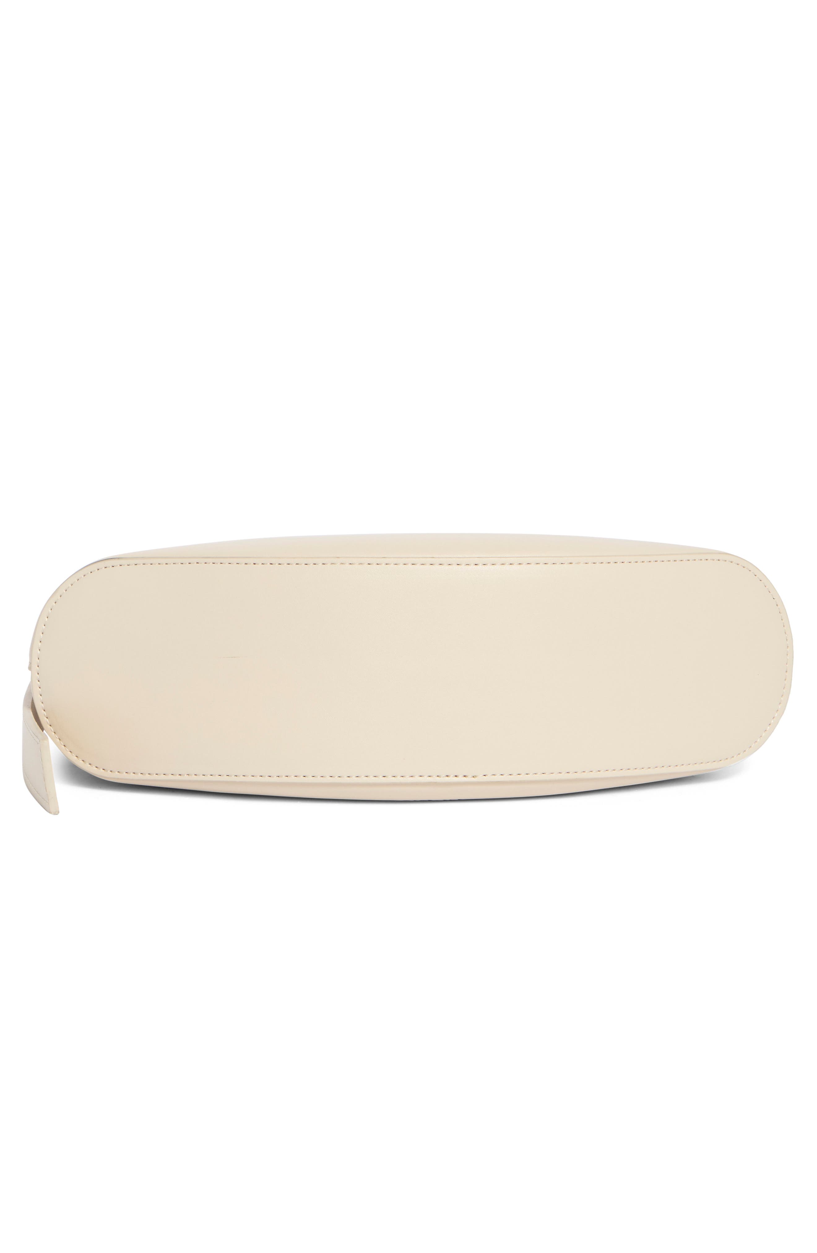 BCBG Curved Bottom Hobo Bag, Alternate, color, Almond