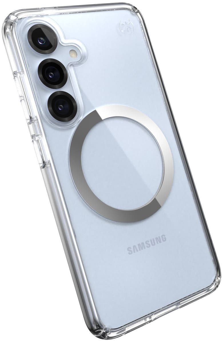 Speck Presidio Perfect Clear Case with Magnet for Samsung Galaxy S25, Alternate, color, Clear