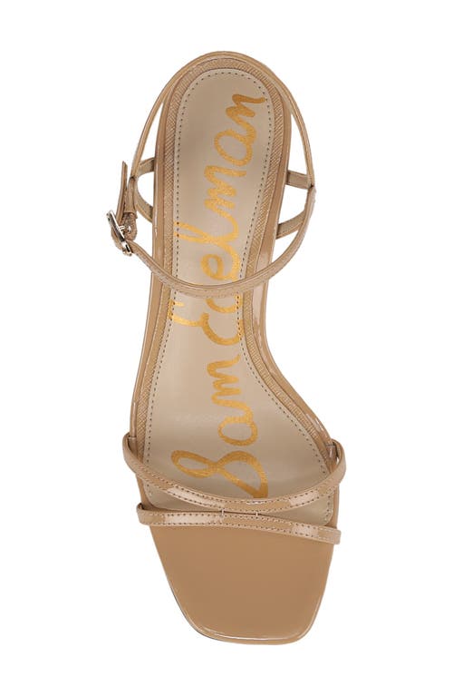 Sam Edelman Presley Strappy Sandal In Sienna Tan
