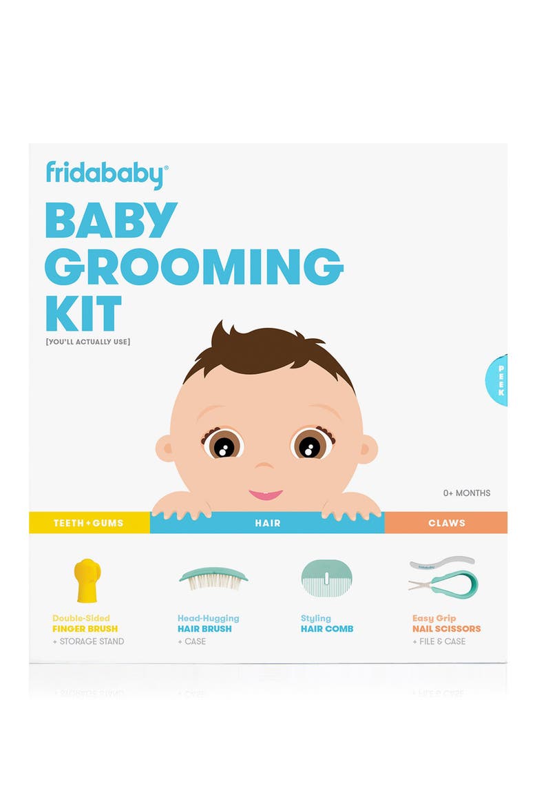 Baby 5-Piece Grooming Kit, Alternate, color, WHITE