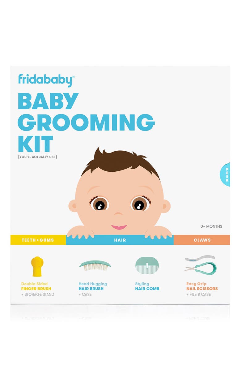 Fridababy Baby 5-Piece Grooming Kit, Alternate, color, White