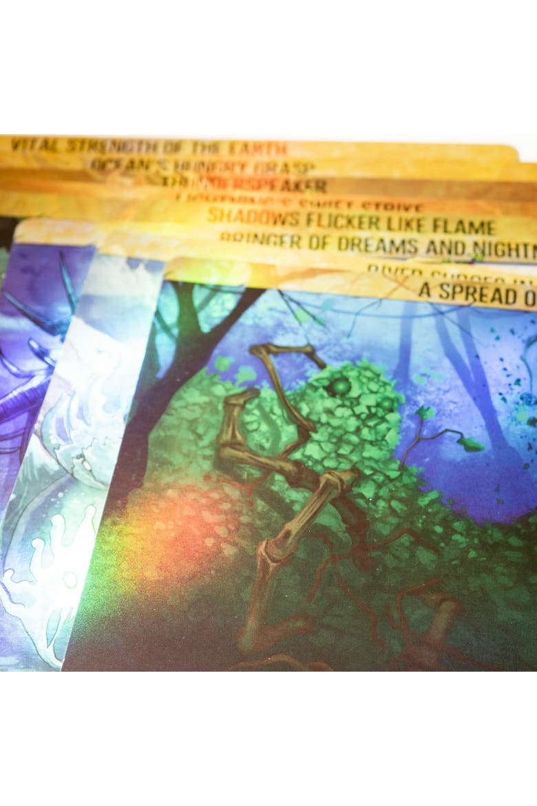 Spirit Island Core Game Premium Foil Spirit Panels, Alternate, color, Multicolored