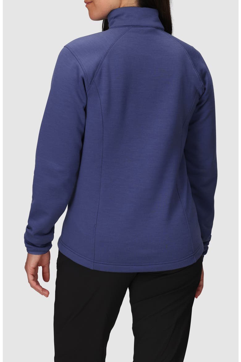 Crescent Fleece Half Zip Pullover, Alternate, color, GALACTIC