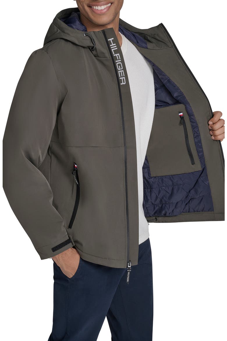 Performance Hooded Jacket, Alternate, color, OLIVE
