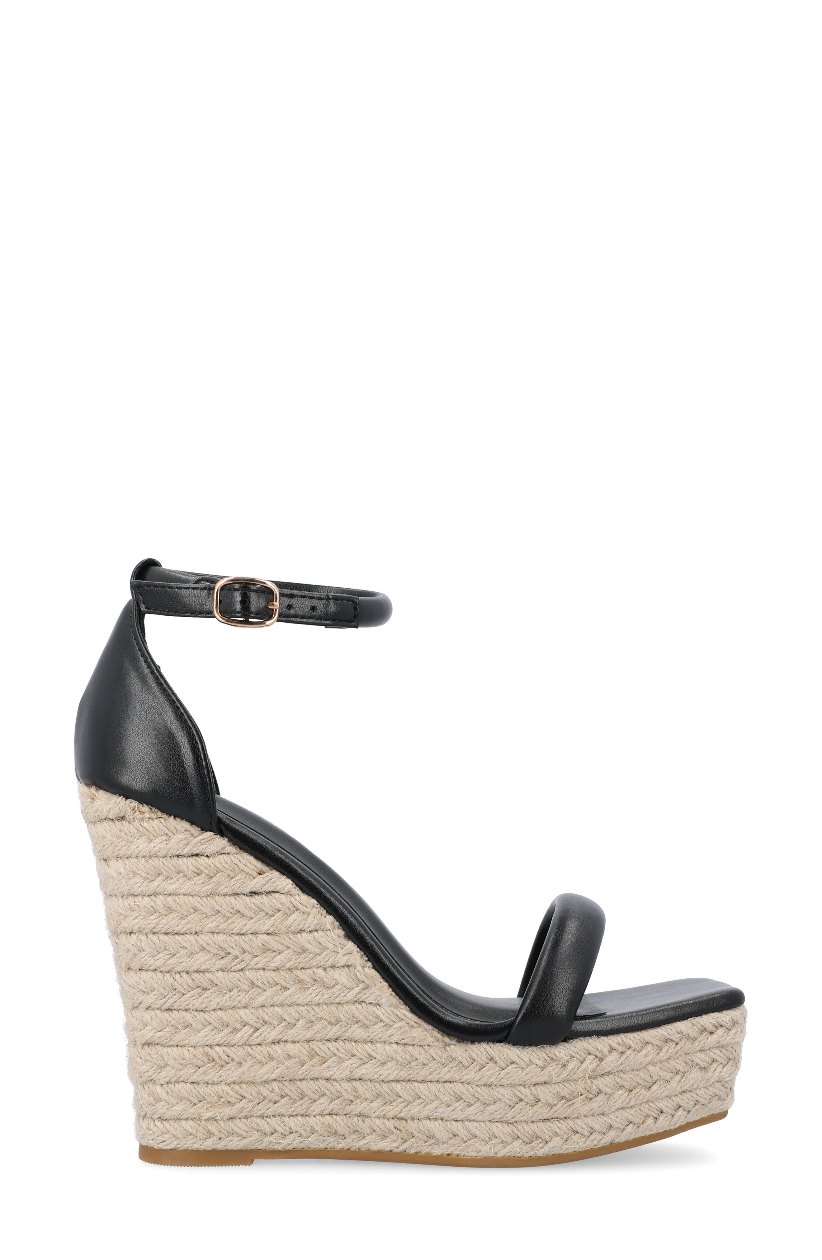 Journee Collection Olesia Espadrille Wedge Platform Sandal, Alternate, color, 