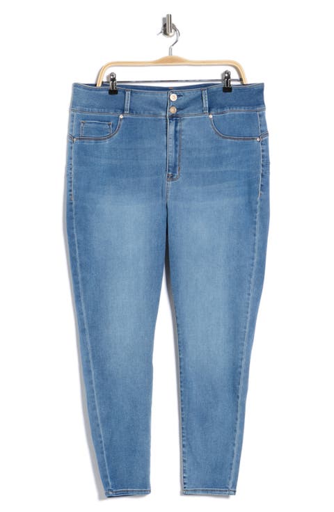 High Rise Skinny Jeans (Plus)