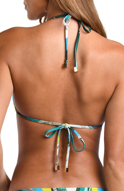 L AGENCE L'AGENCE ANNABELLE CHAIN TRIANGLE BIKINI TOP