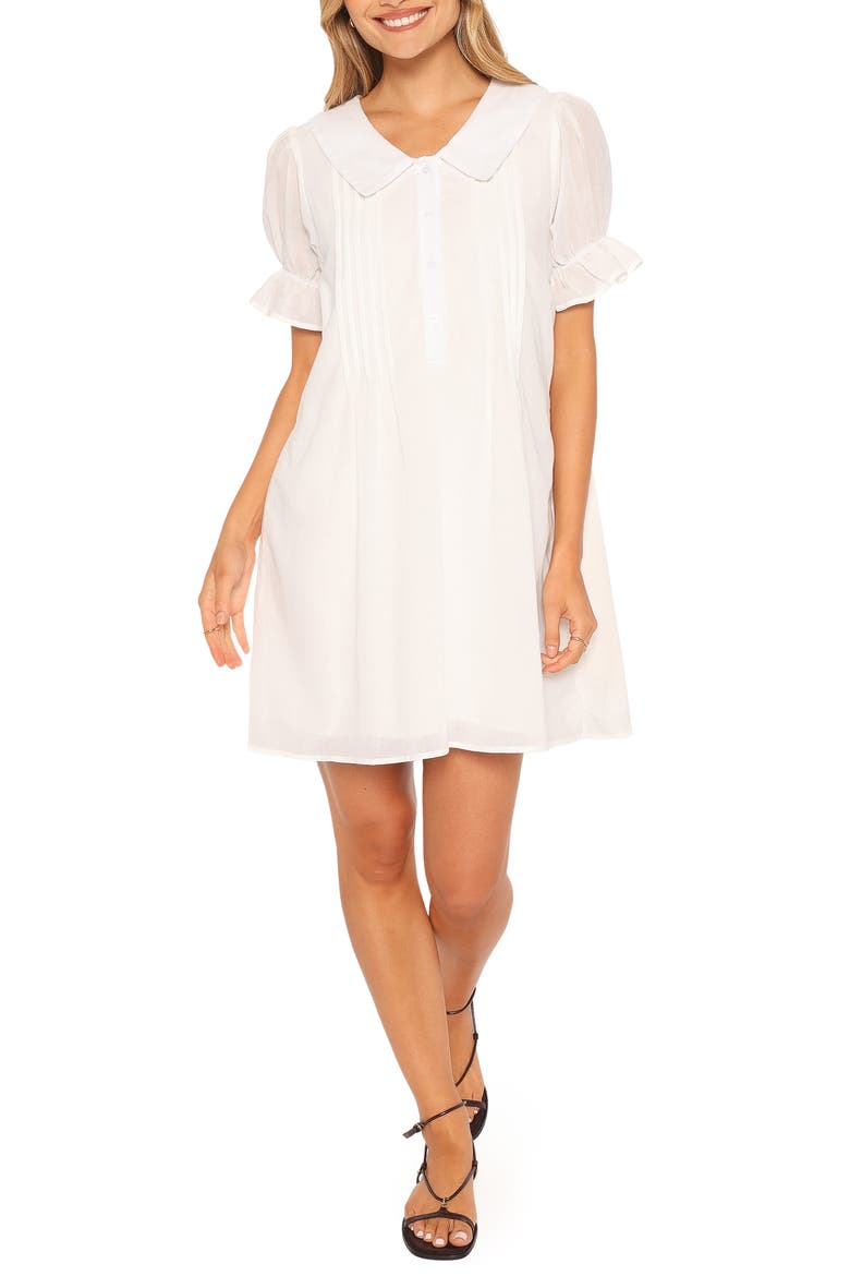Granger Minidress, Main, color, WHITE