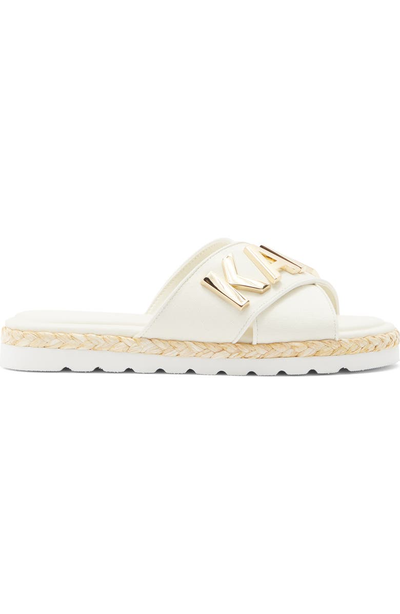 KARL LAGERFELD PARIS Catherine Slide Sandal, Alternate, color, Cream
