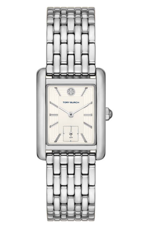 Eleanor Stainless Steel Bracelet Watch, 25mm x 34mm