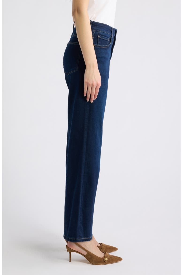 Paloma High Waist Wide Leg Jeans, Alternate, color, DEEP BRUSHED FEATHER