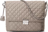 MZ Wallace Large Crosby Lock Quilted Nylon Crossbody Bag
