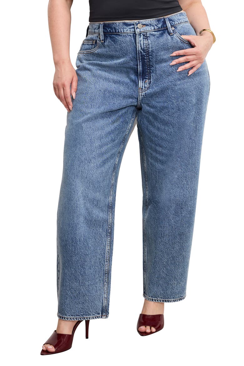 Good Standard Straight Leg Jeans, Alternate, color, INDIGO1027