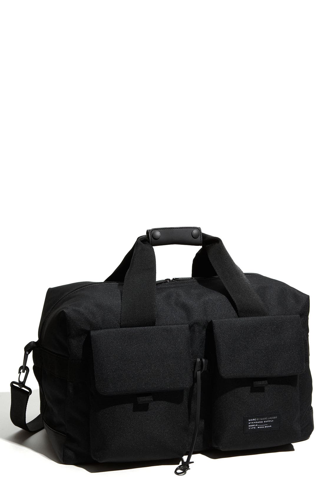 'Lo-Fi' Weekend Bag, Main, color, BLACK