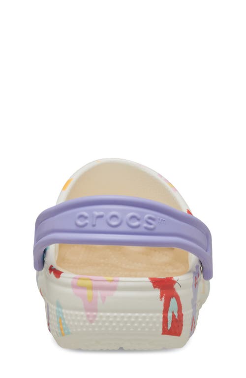 CROCS CROCS KIDS' BUTTERFLY CLASSIC CLOG