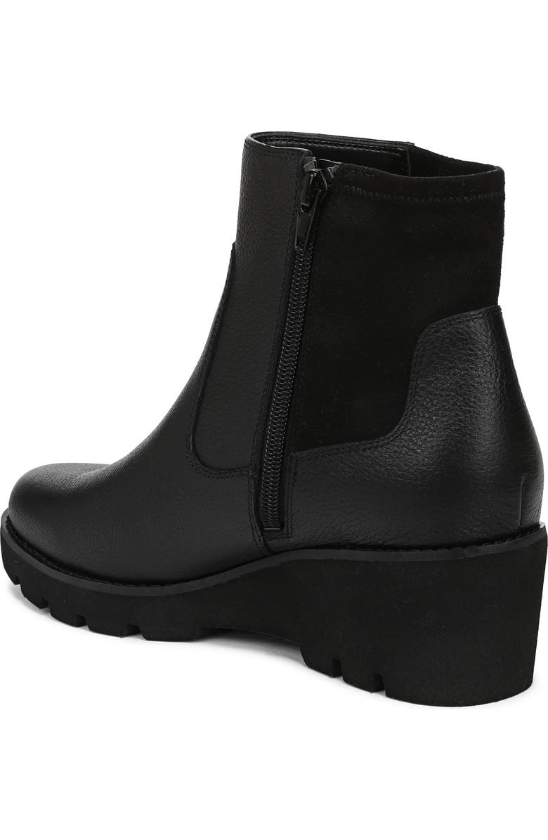 Vionic Ariana Platform Wedge Bootie, Alternate, color, Black