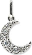 Anzie Pavé Crescent Moon Charm