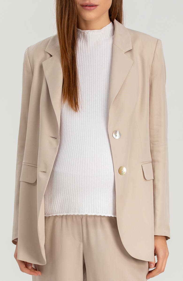 PIETRO BRUNELLI MATERNITY Eliana Two-Button Maternity Blazer, Alternate, color, 