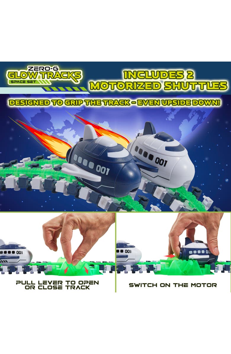 USA Toyz Zero G Space Glow Race Track, Alternate, color, 