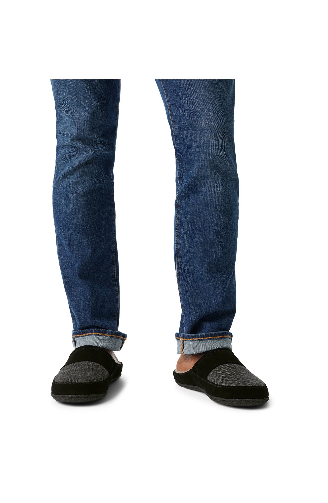 SOREL Falcon Ridge II Faux Fur Lined Scuff Slipper, Alternate, color, 