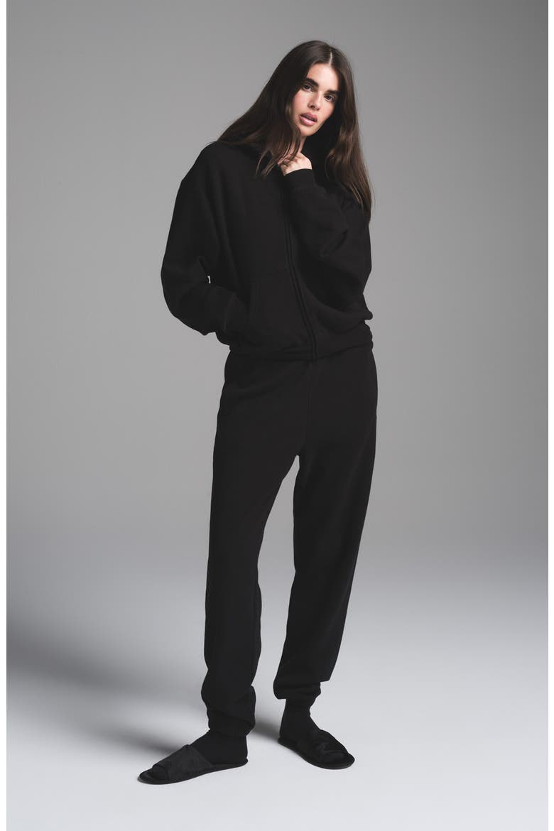 Cotton Fleece Blend Classic Zip-Up Hoodie (Women) | Nordstrom