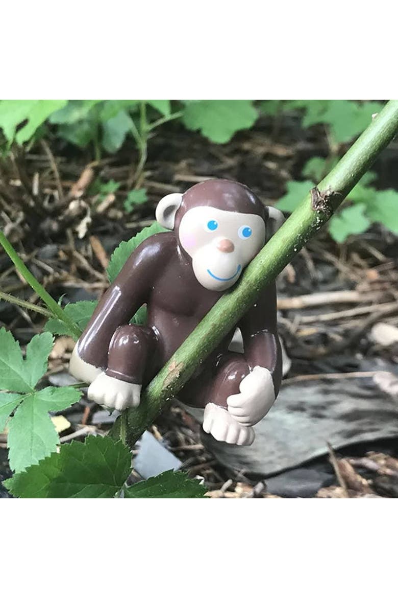 Little Friends Monkey - Chunky Plastic Zoo Animal Toy Figure, Alternate, color, Multi