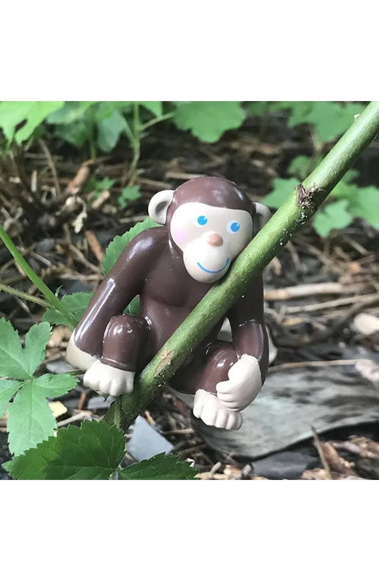 HABA Little Friends Monkey - Chunky Plastic Zoo Animal Toy Figure, Alternate, color, Multi