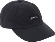 vowels Cotton Twill Logo Cap