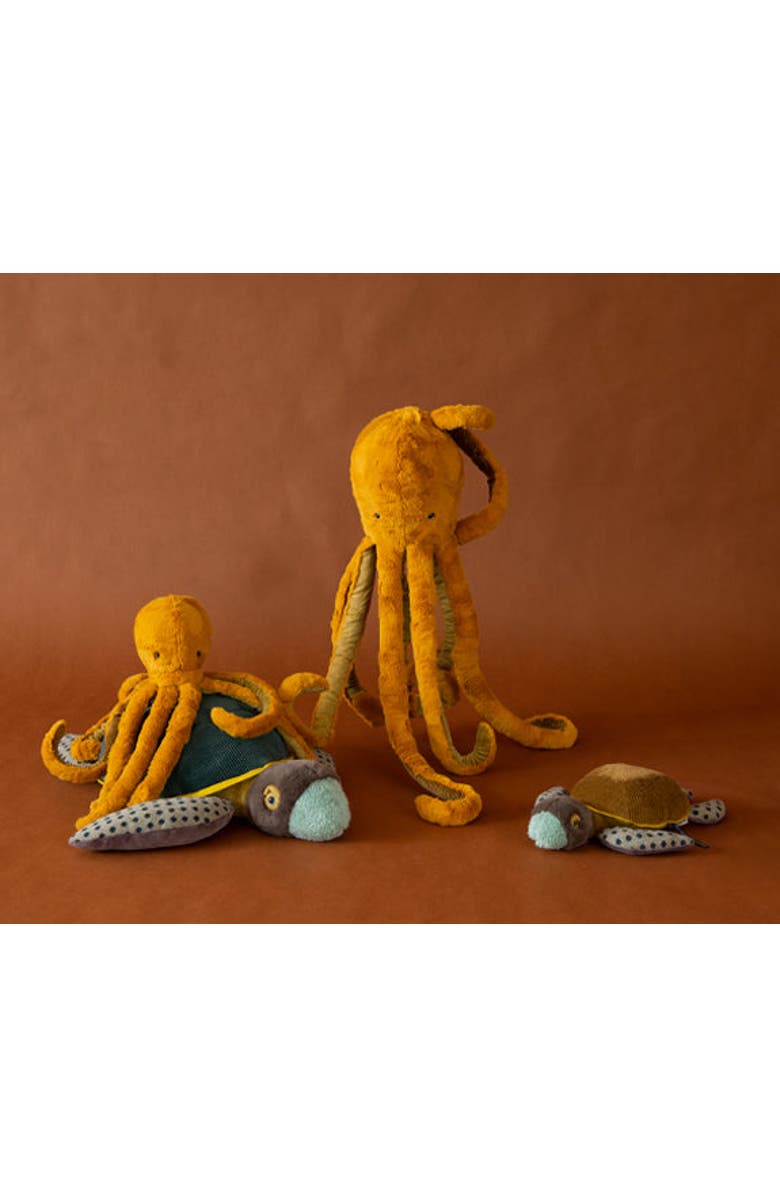Moulin Roty Octopus Plush (medium) - Stuffed Toy, Alternate, color, Orange