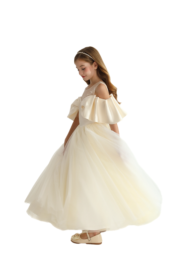 Amica Dress, Alternate, color, Champagne