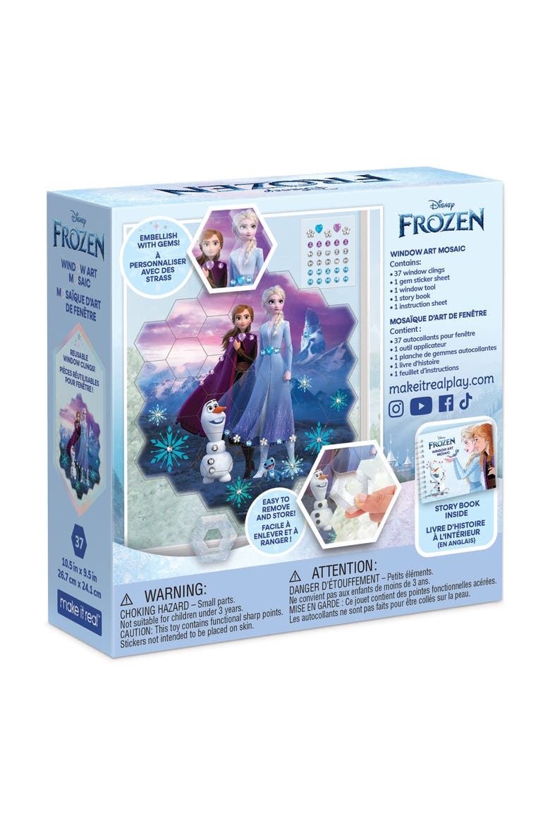 Frozen Piece Window Art Mosaic Clings, Alternate, color, Multicolored