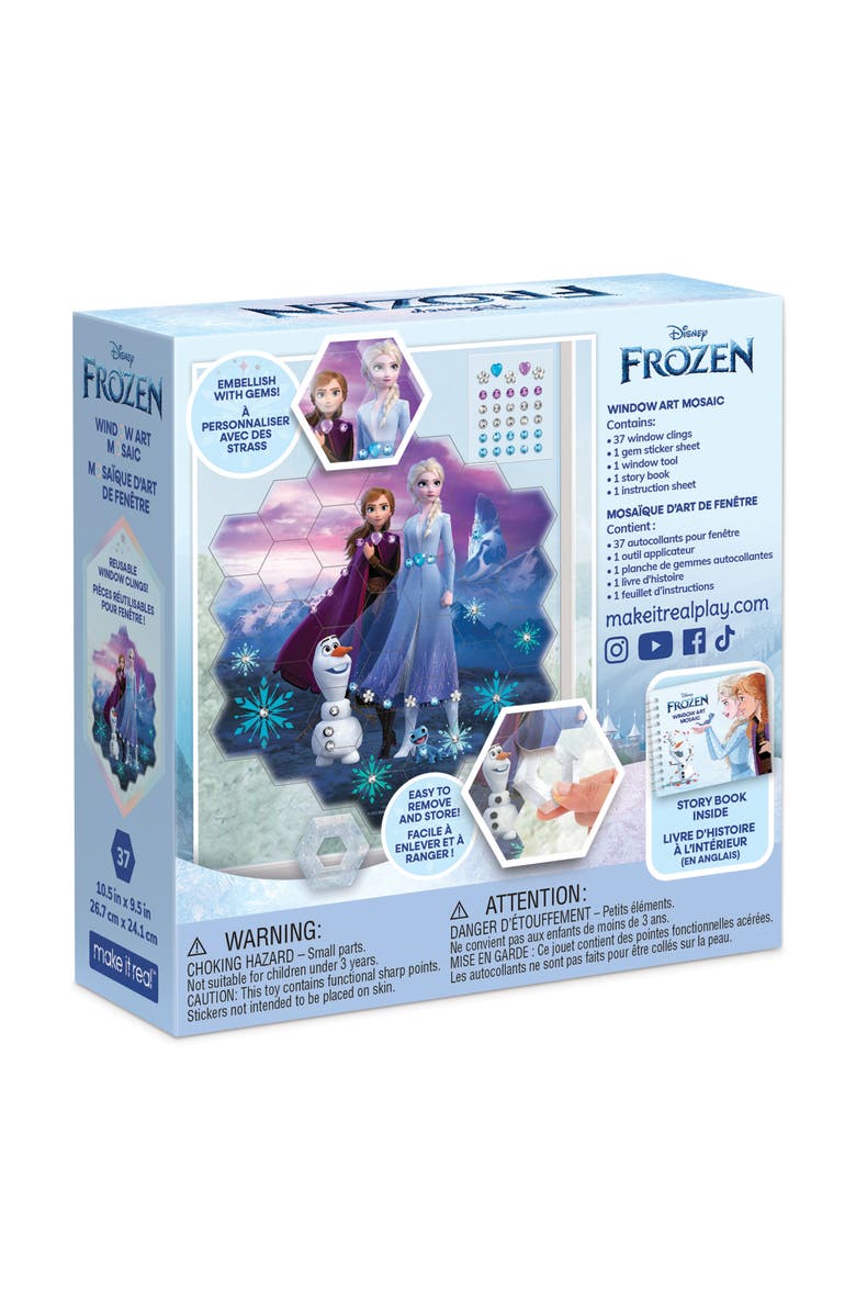 Disney Frozen Piece Window Art Mosaic Clings, Alternate, color, Multicolored