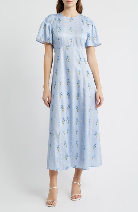 The Dominque Ditsy Floral Maxi Dress