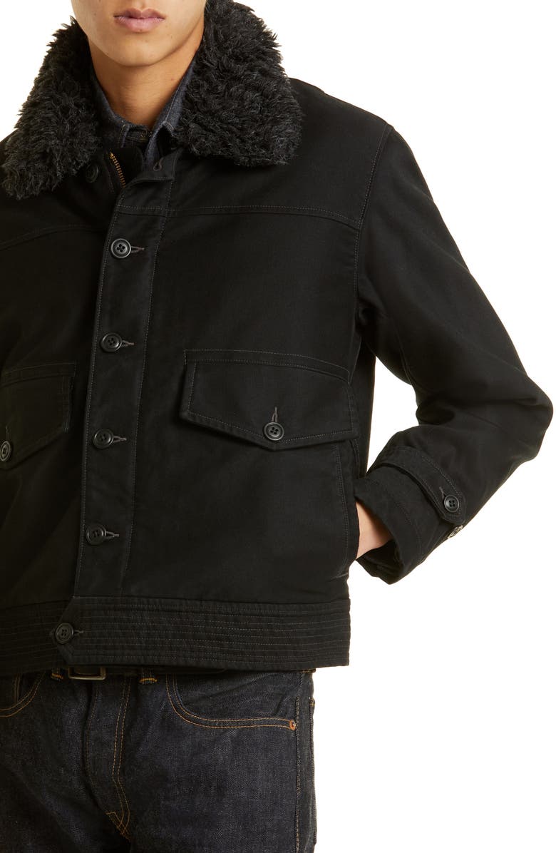 Double RL Kenton Faux Shearling Lined Corduroy Jacket, Alternate, color,