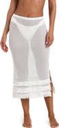 Sunshine 79 Flora Flair Open Stitch Cover-Up Midi Skirt