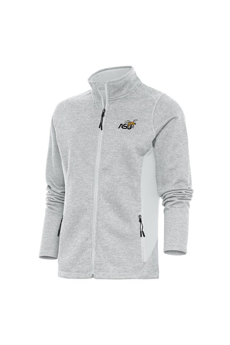 Women's Antigua Gray Alabama State Hornets Course Full-Zip Jacket, Main, color, Gray