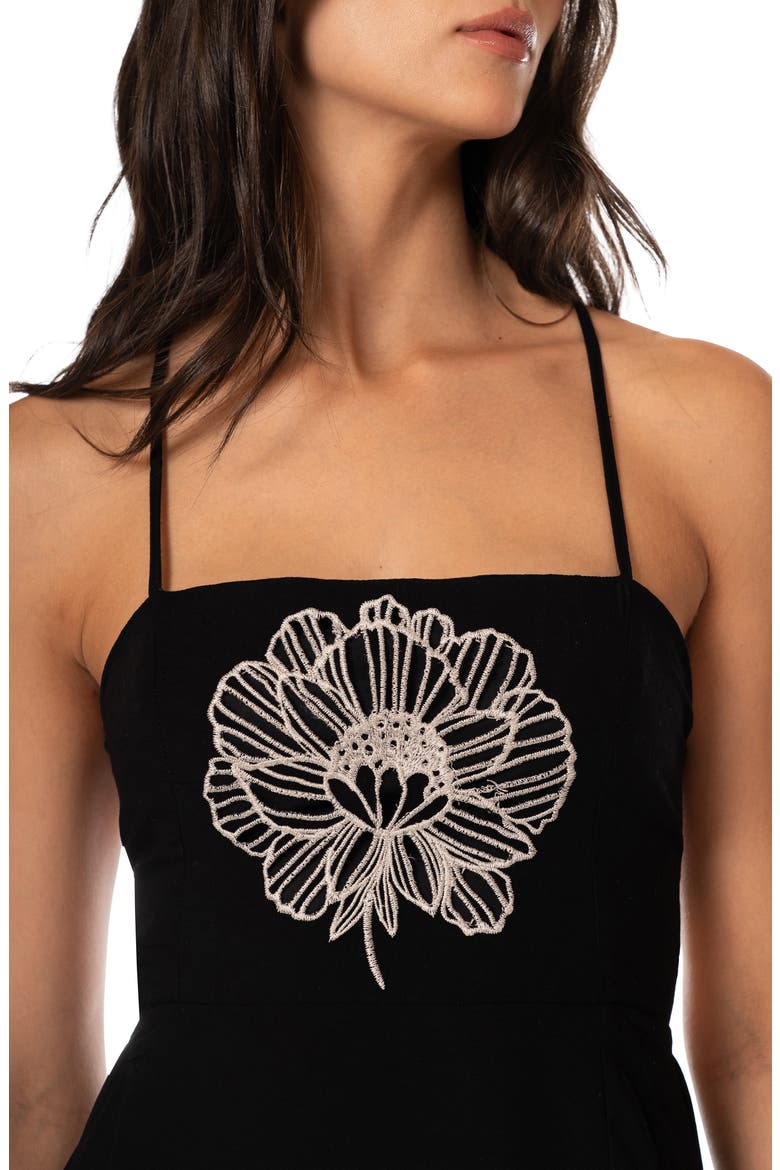 Eclipse Flora Remi Cover-Up Dress, Alternate, color, BLACK
