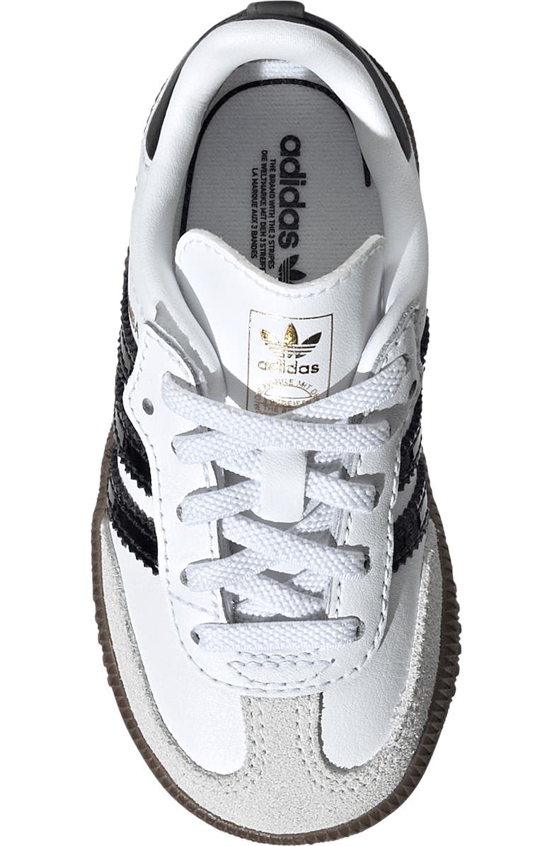 adidas Kids' Samba OG Sneaker, Alternate, color, White/ Black/ Gum