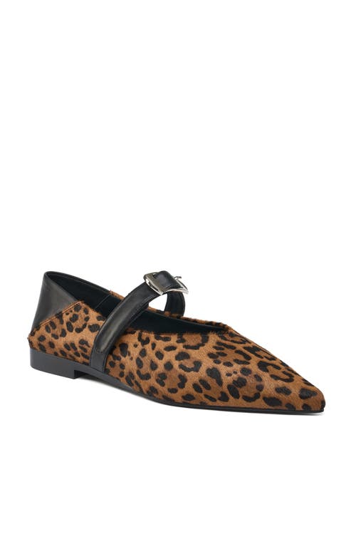 Grace Whales Flat In Animal Print