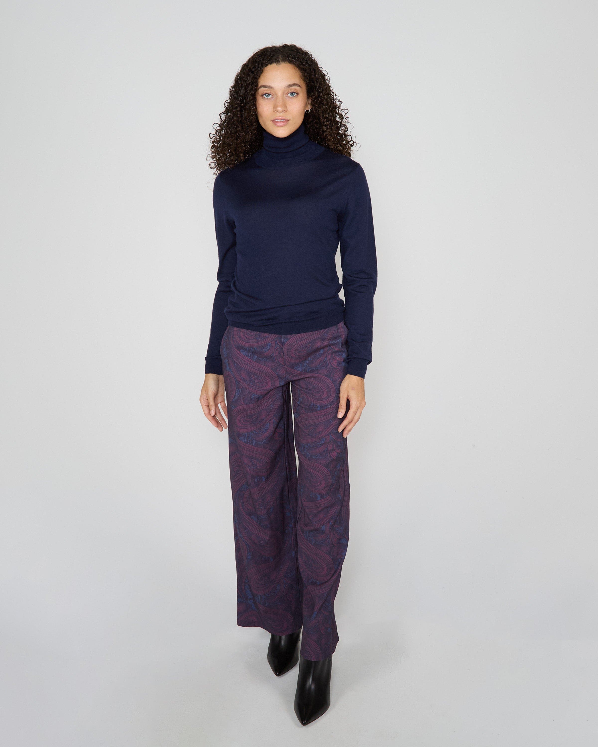 Rona Cashmere Blend Turtleneck Sweater - image 4