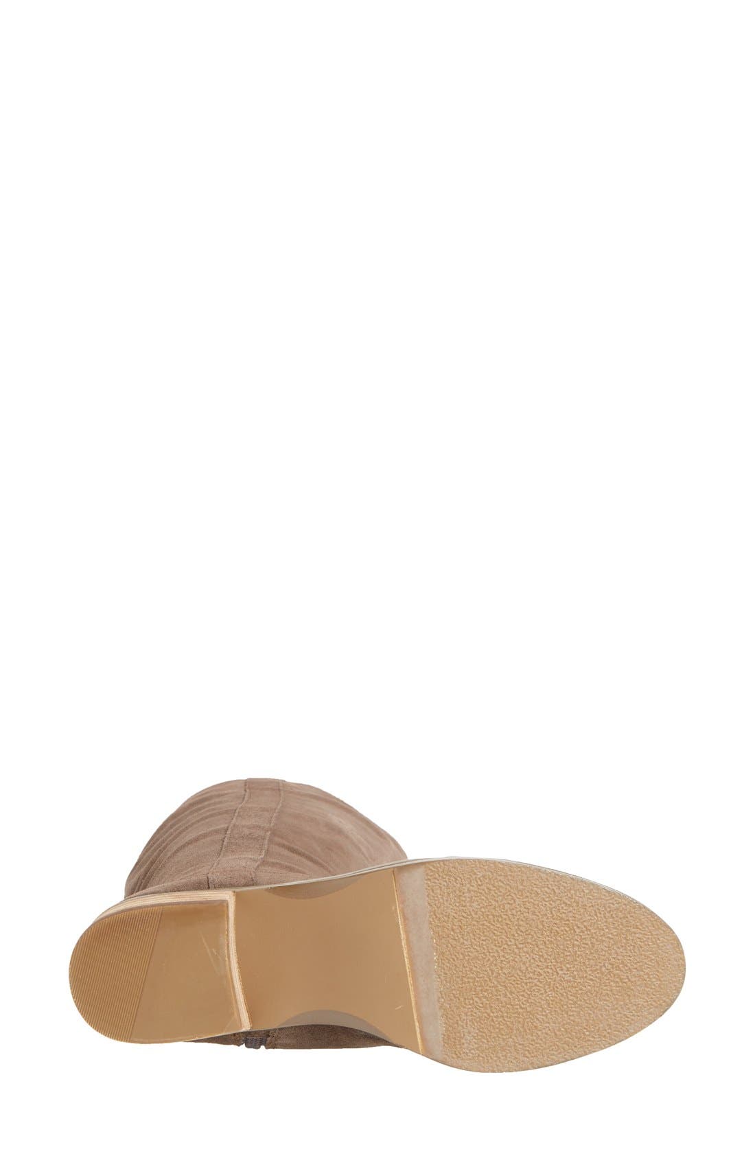'Teba' Knee High Boot, Alternate, color, ASH SUEDE