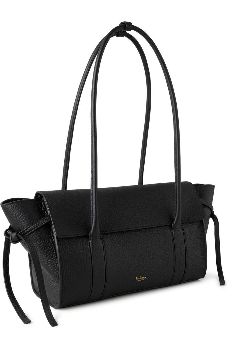 Mulberry Small Soft Bayswater Leather Satchel, Alternate, color, Black