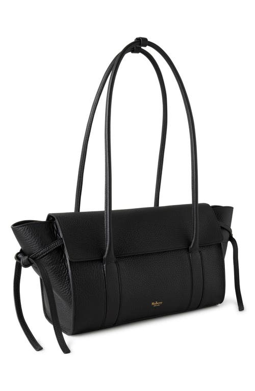 Mulberry Small Soft Bayswater Leather Satchel In Black
