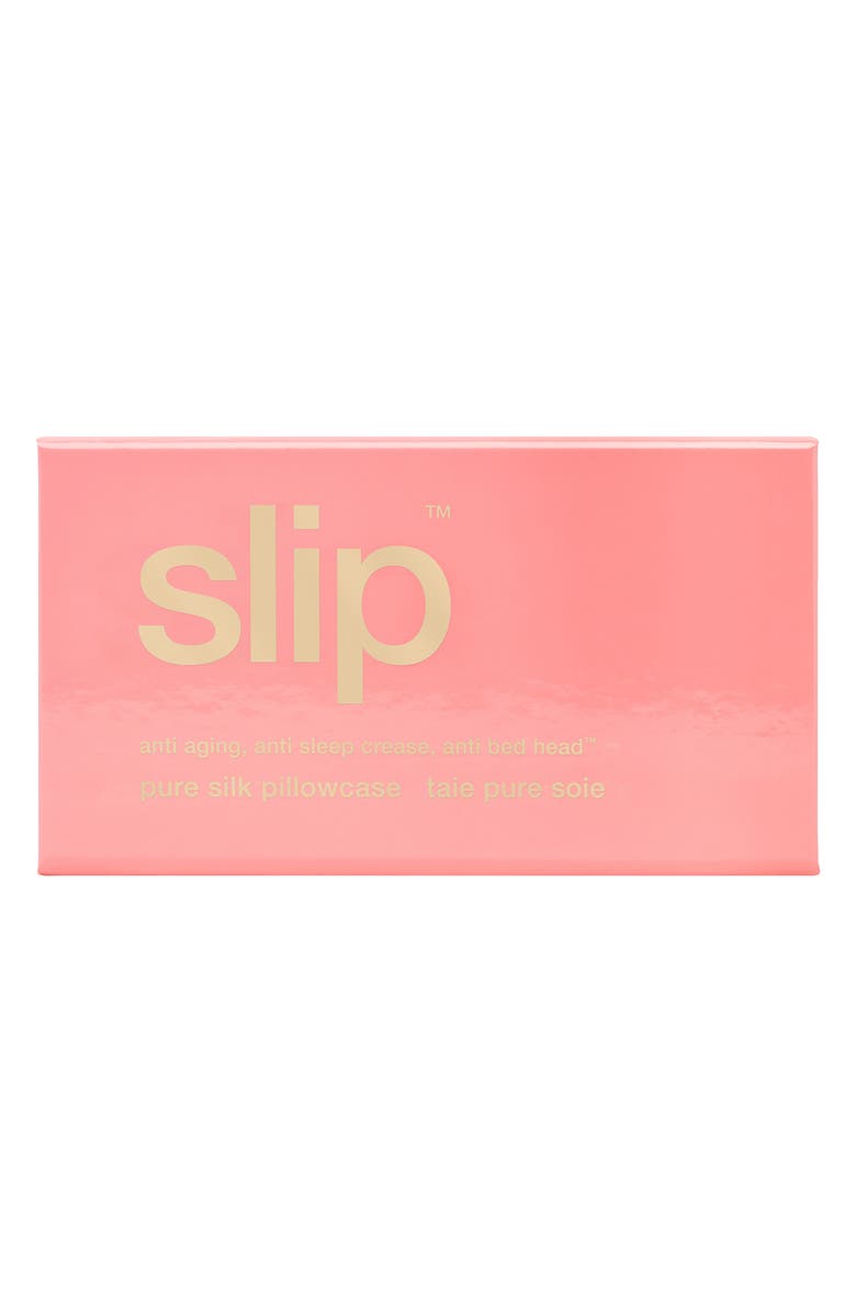 slip Silk King Pillowcase, Alternate, color, Blush